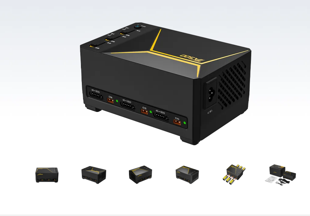 TATTU TA500 6-Channel G-Tech S - đánh giá và giá Drone Racing Charger