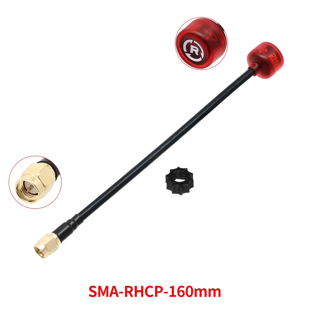 RUSH Cherry FPV 5.8G Antenna L - đánh giá và giá Drone Racing Goggles