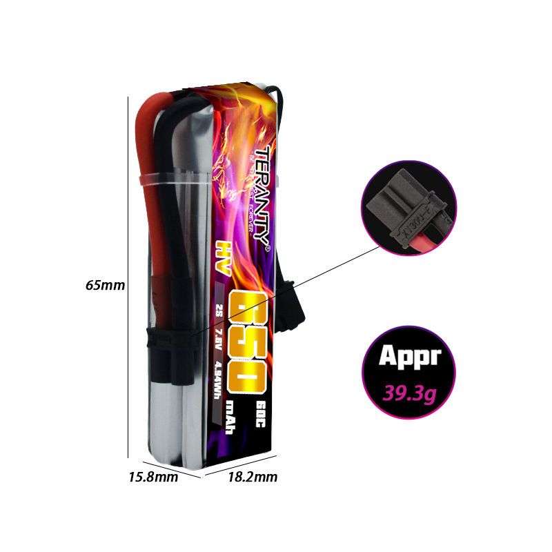 2/4/6/10PCS TERANTY 650mAh 2S  - đánh giá và giá Drone Racing Frame